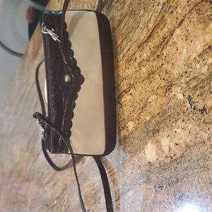 Brighton small pouch bag 8 x 3 with 23" drop strap